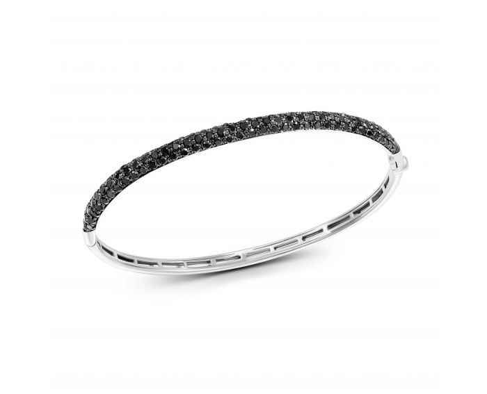 Bracelet with diamonds in white gold 1B551-0028