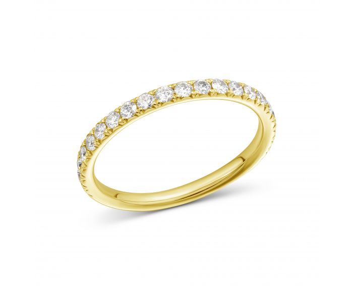 Ring with diamonds in yellow gold 1К034ДК-1756