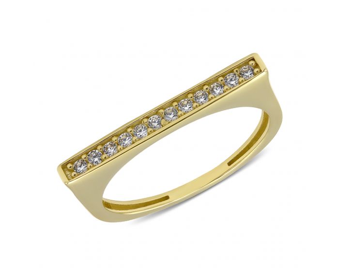 Yellow gold ring