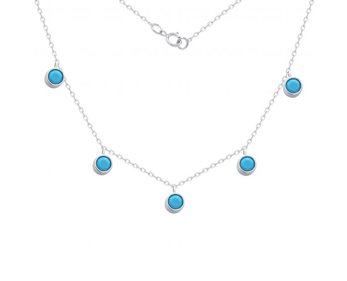 Necklace made of white gold 2L914-0033