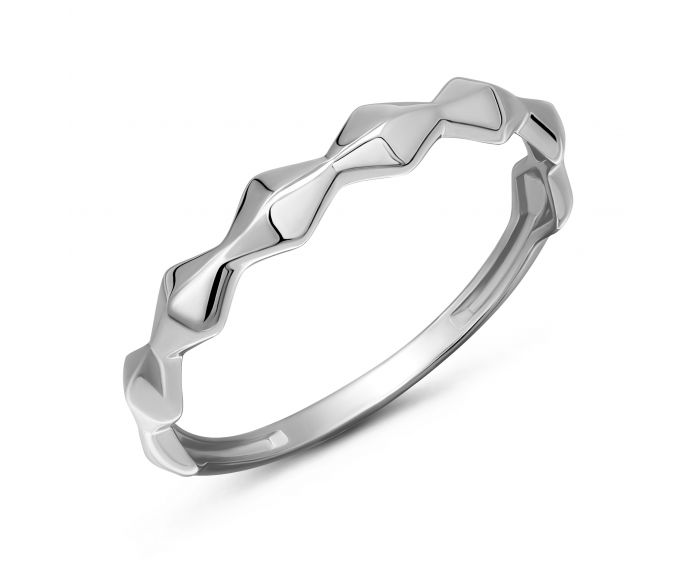 White gold ring 2К914-0098