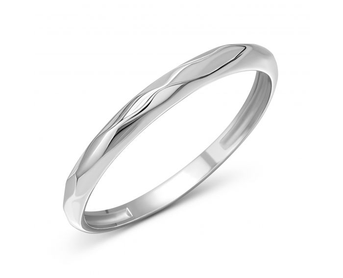 White gold ring  2К914-0112