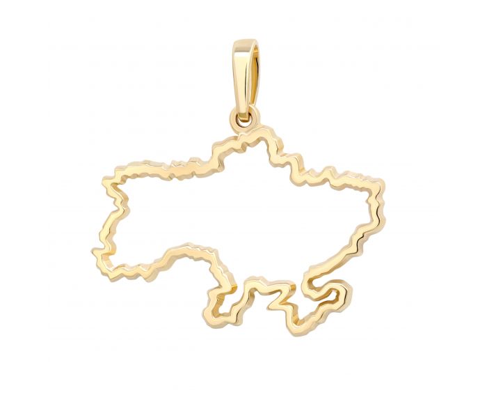 Suspension Ukraine in yellow gold 2P789-0008