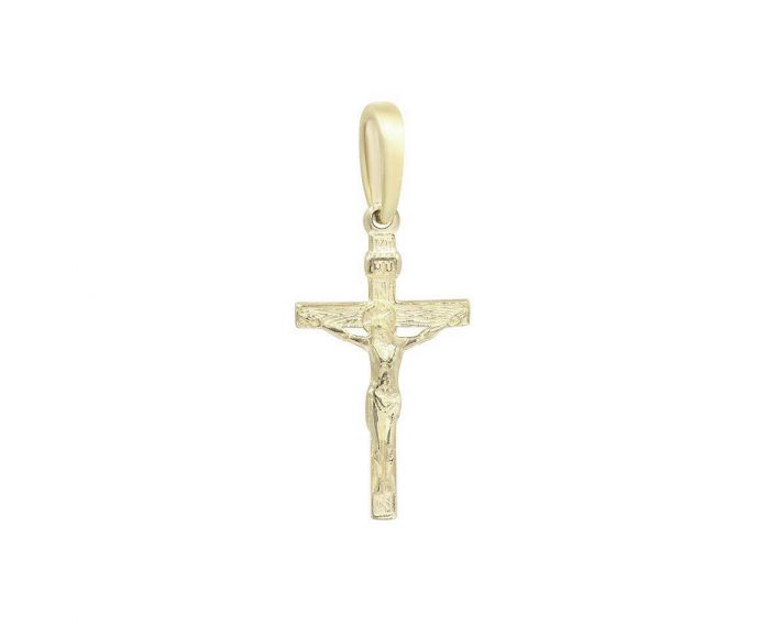 Хрест з жовтого золота 2П071-0007