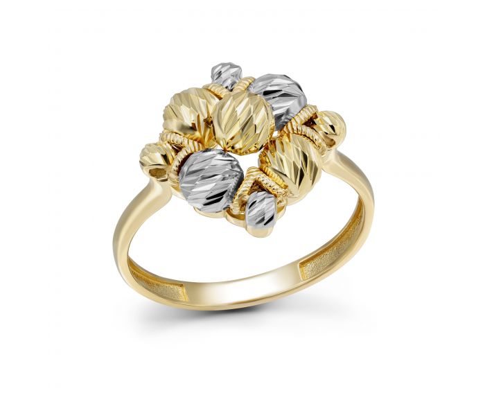 A ring in a combination of white and yellow gold 2-249 187