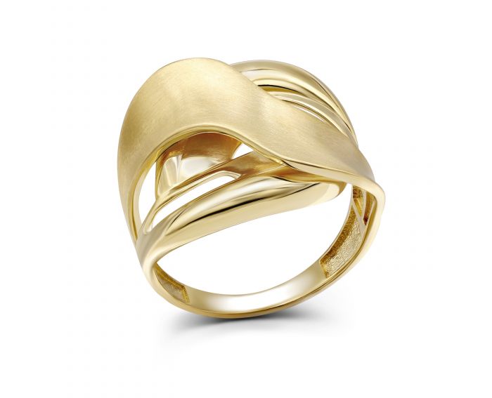 Yellow gold ring 2-249 202