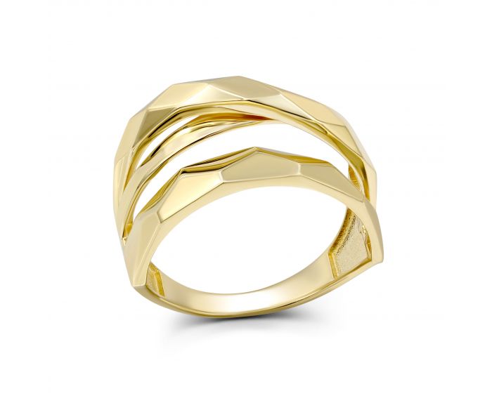 Yellow gold ring 2-249 212