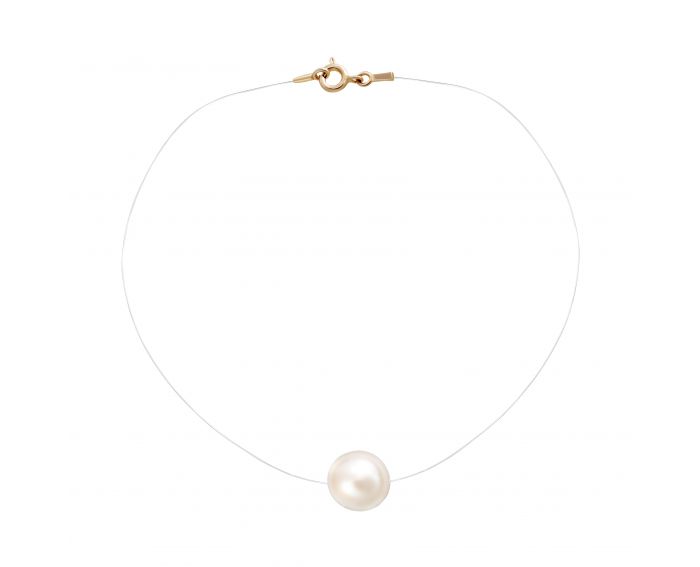 Necklace with a pearl 2Л449НП-0543