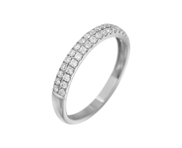 White gold ring 2К071-0439