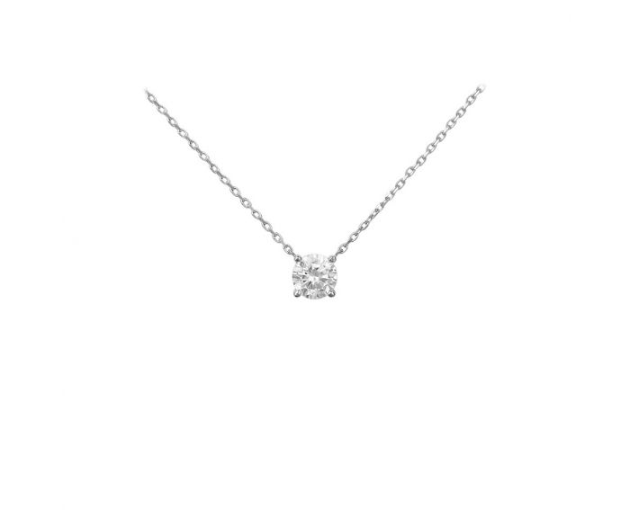 White gold necklace 2Л526-0201