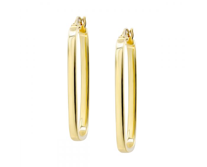 Yellow gold earrings 2S526-0622