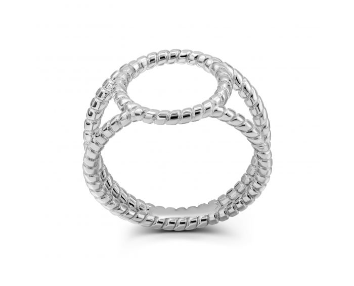 White gold ring 2К789-0018