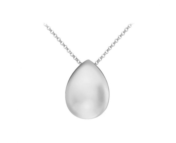 Silver necklace ZARINA white rhodium