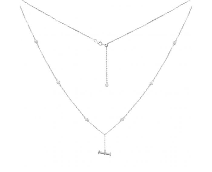 Silver necklace 3-371 130