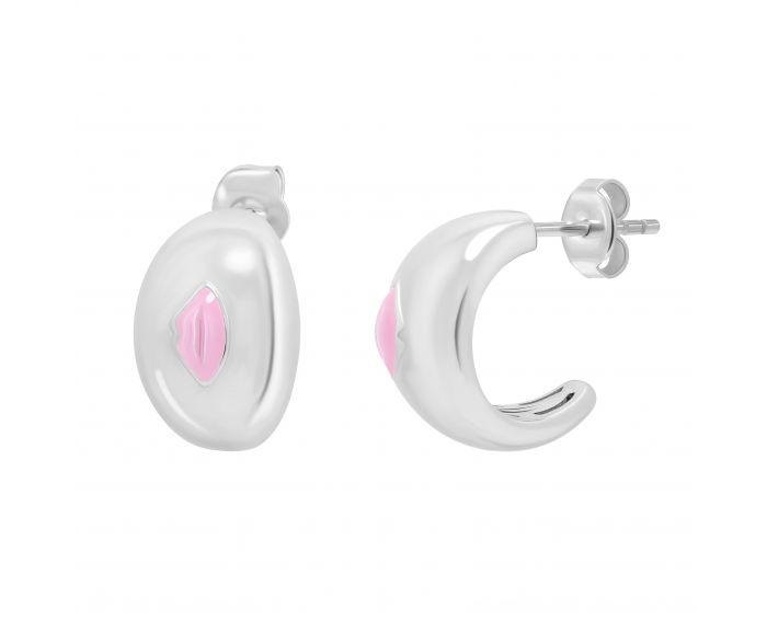 Earrings Celunok light pink gloss