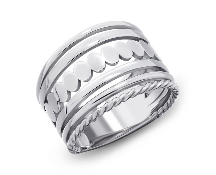 Charlita ring white rhodium