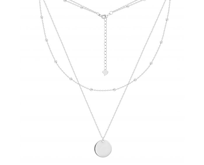 Silver necklace 3Л096-0019