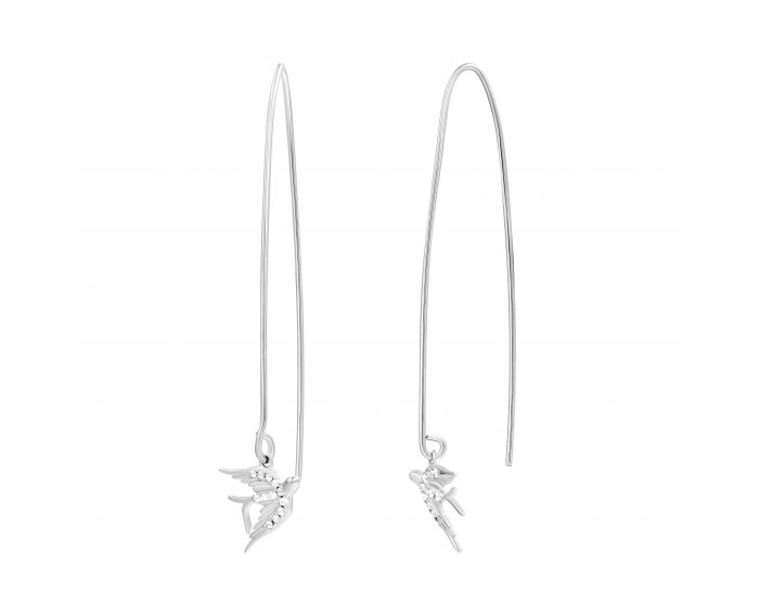 Silver earrings 3С096-0073