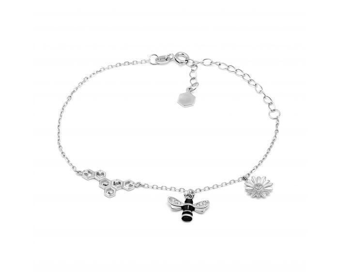 Silver bracelet 22 cm 3B096-0040