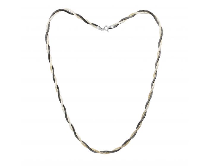 Silver necklace 3Ц096-0025
