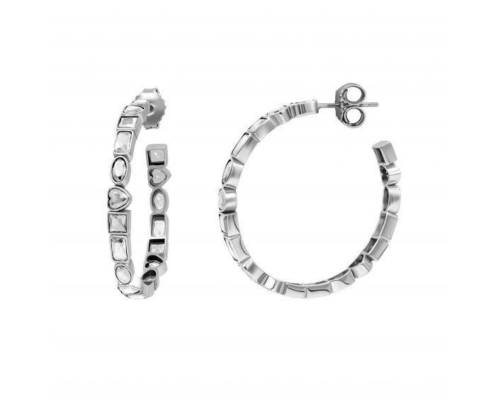 Silver earrings 3-416 884