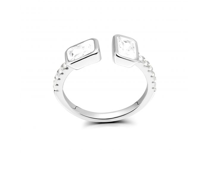 The ring is silver 3К269ЕС-0047