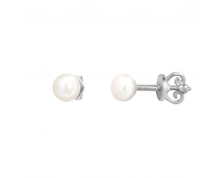 Silver earrings 3С449-0409