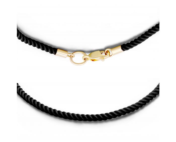 Black color necklace В150:ЭЗ-11102-10