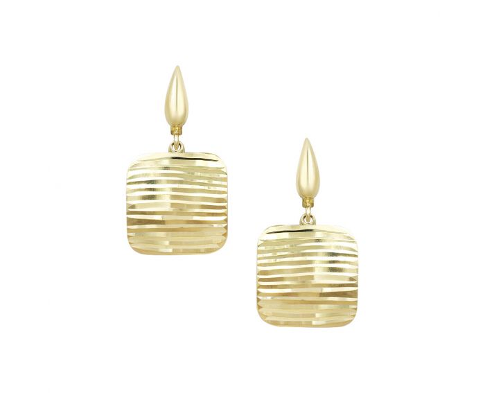 Yellow gold earrings 2S143-2660