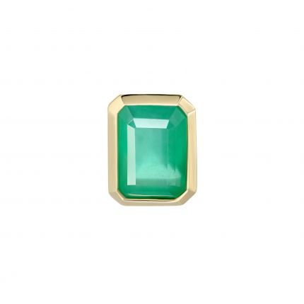 Emerald pendant in yellow gold 1П034ДК-0613