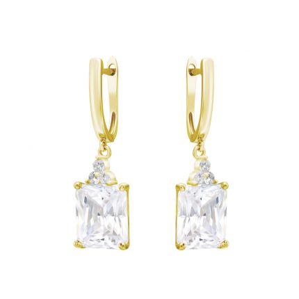 Yellow gold earrings 2С143-2674