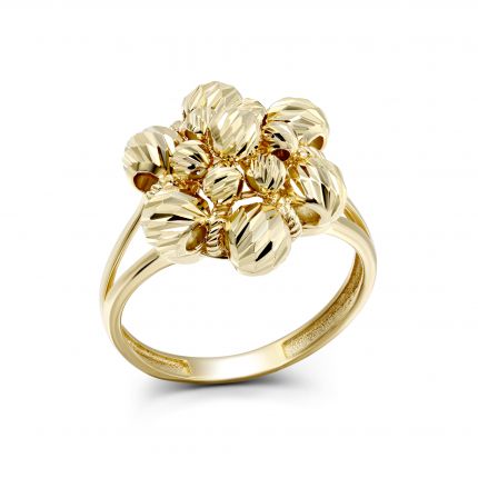 Yellow gold ring 2К143-1610