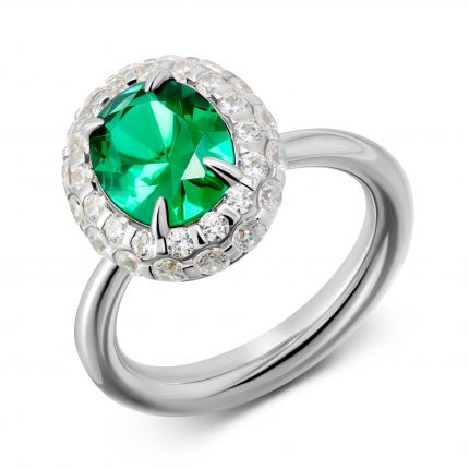 Кольцо Лиана зеленый