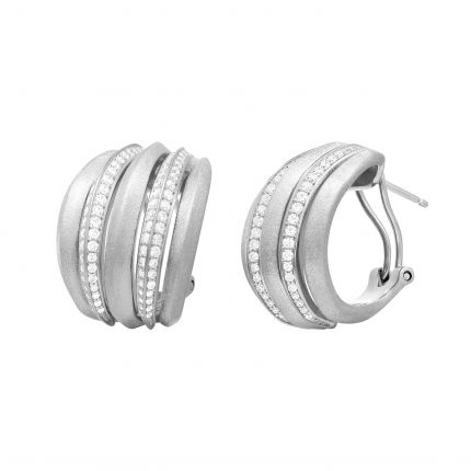 Silver earrings Rosamund