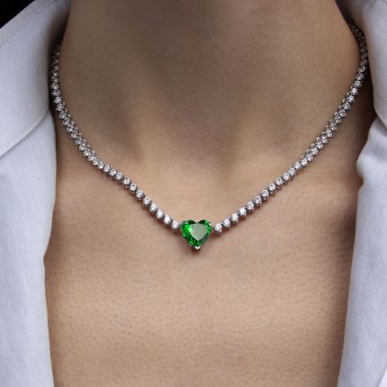 Silver necklace 3L155-0112
