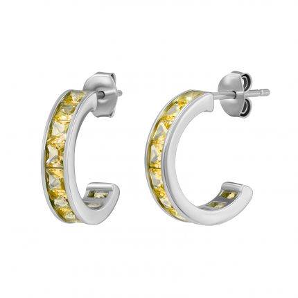 Silver earrings 3S269ES-0025