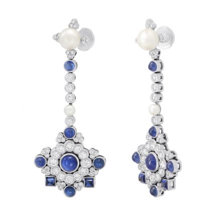 Earrings Dentelle de Perles Chandelier