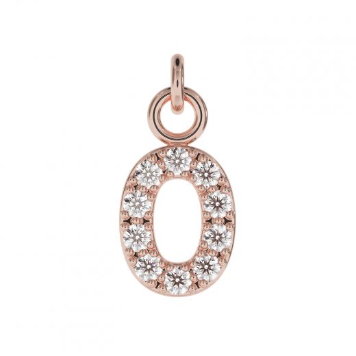 Pendant pink rhodium 0