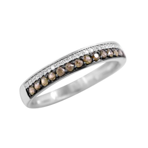 White gold ring with diamonds 1К759-0414-1