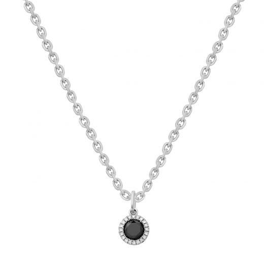 Pendant with black diamond 1-199 483