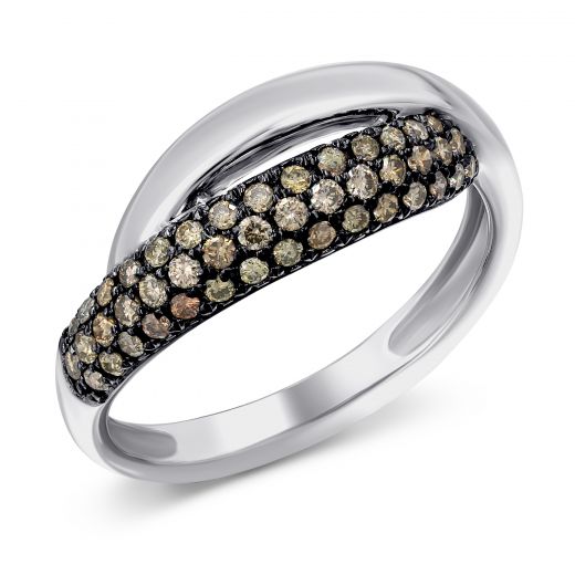 Ring with cognac diamonds Harmony