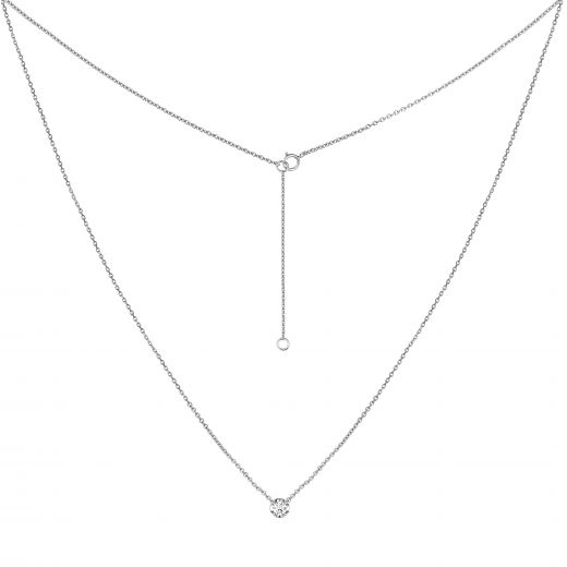Diamond necklace in white gold Diamond