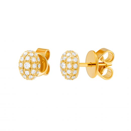 Earrings with diamonds in yellow gold 1-206 465