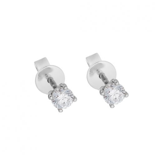 White gold diamond earrings 1С034ДК-1732-1