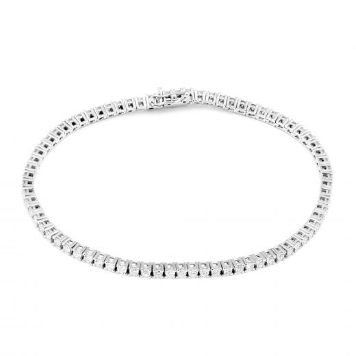 Diamond bracelet in white gold 1-248 595