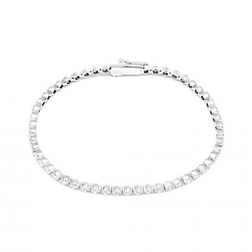 Diamond bracelet in white gold 1-248 704