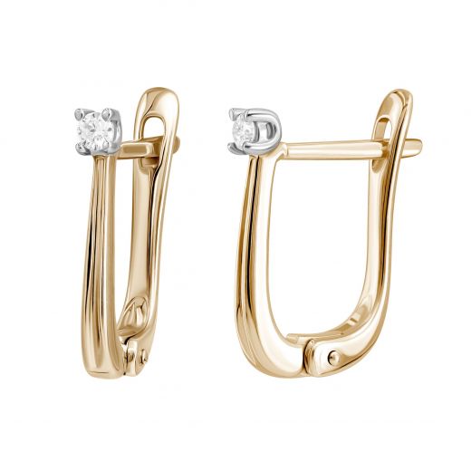 Earrings with diamonds 1С032-0816