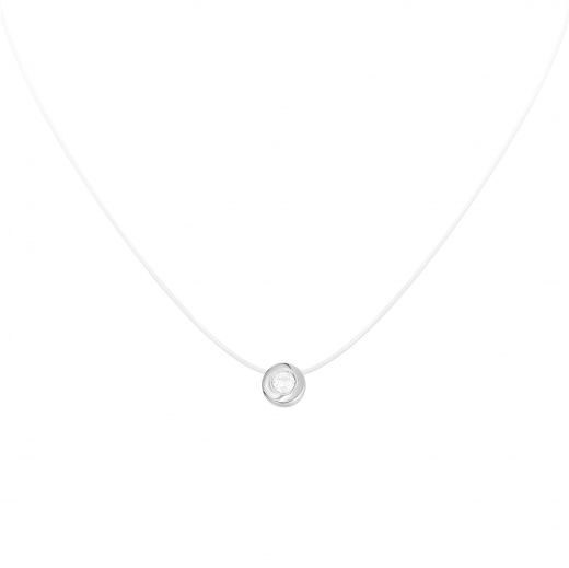 Diamond necklace in white gold 1-208 522