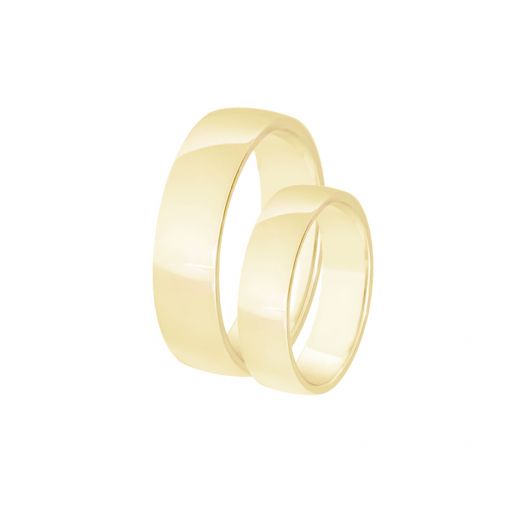 Yellow gold wedding ring