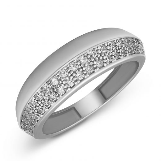 White gold ring